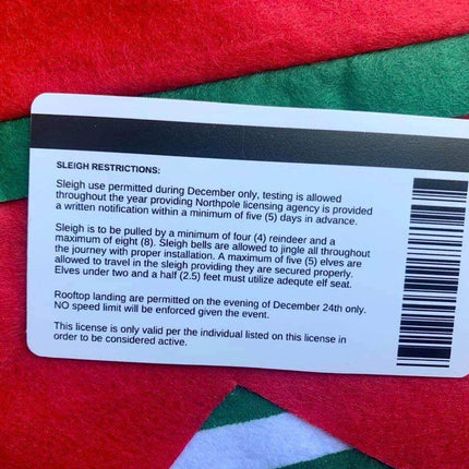 It's that time ~ 🎄 Santa's Drivers License ~ how fun! - Sip Sleeves