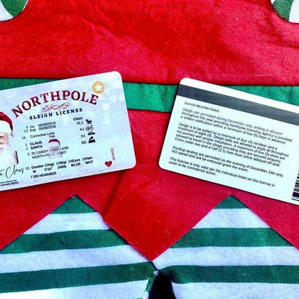 It's that time ~ 🎄 Santa's Drivers License ~ how fun! - Sip Sleeves