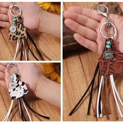 Just In ~ Western Round Up 9" Keychain