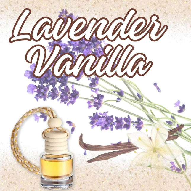 Lavender & Vanilla Car Home Fragrance Diffuser All Natural Coconut Oil Freshener Air Home - Sip Sleeves