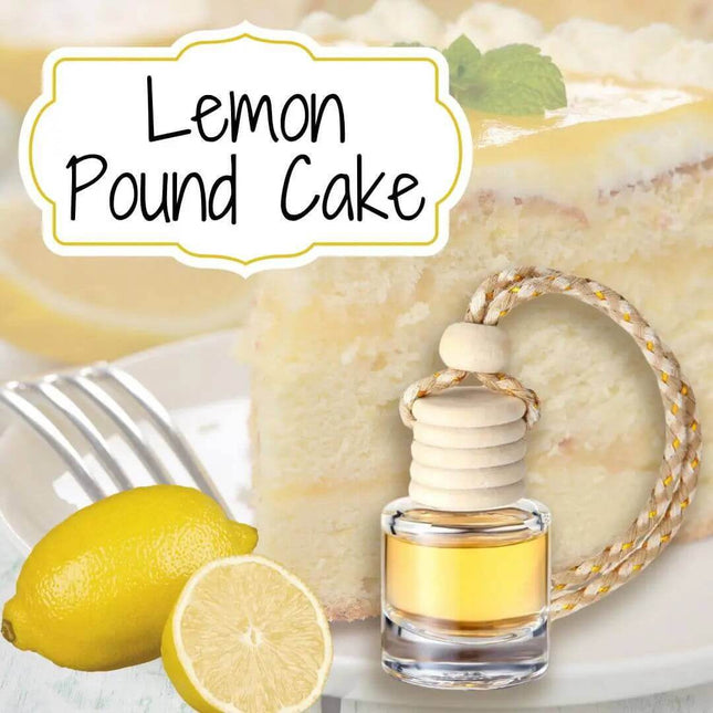 Lemon Pound Cake Car Home Fragrance Diffuser All Natural Coconut Oil - Sip Sleeves