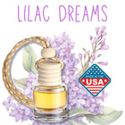 Lilac Dreams Scent Car Home Fragrance Diffuser Car Air Freshener - Sip Sleeves