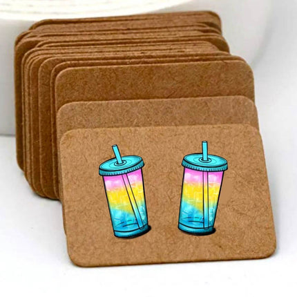 Loaded Tea Cups ~ Acrylic Laser Cut Earrings *NEW* - Sip Sleeves