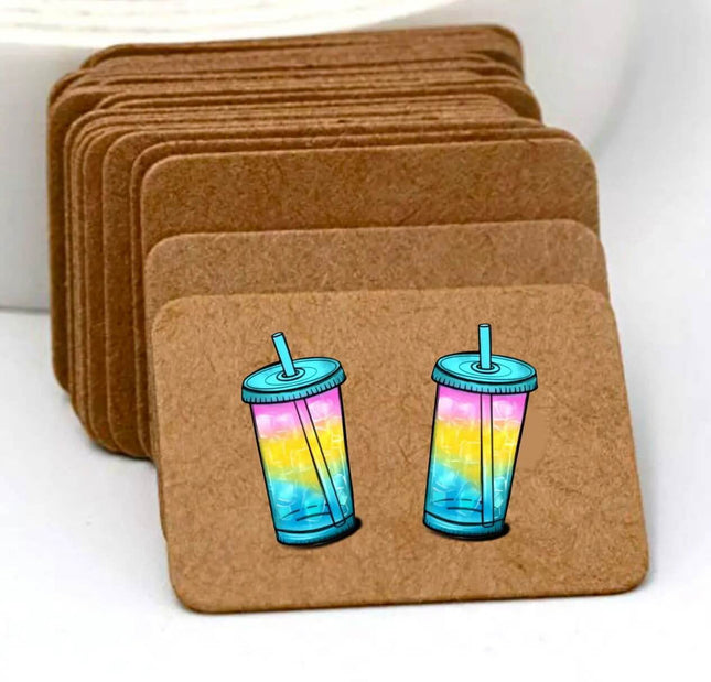 Loaded Tea Cups ~ Acrylic Laser Cut Earrings *NEW* - Sip Sleeves