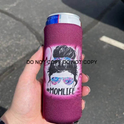 MOMLIFE Print Slim Can Koozie - Sip Sleeves