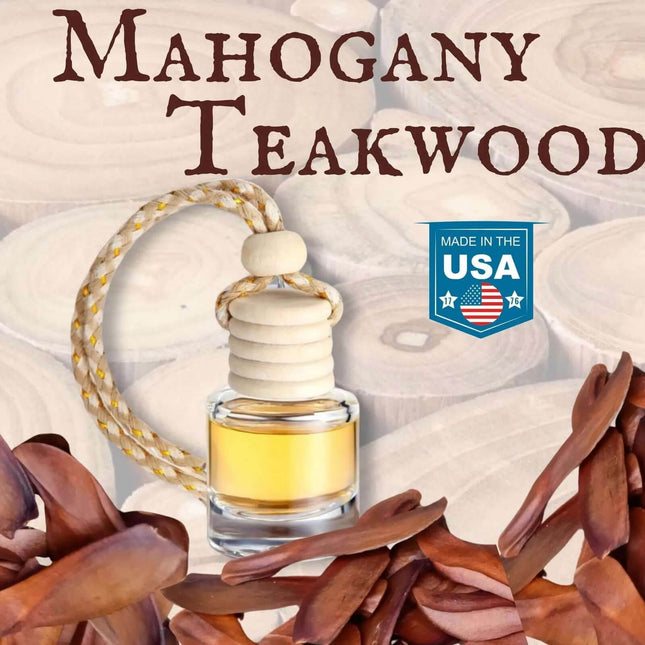 Mahogany Teakwood Car Home Fragrance Diffuser Air Freshener - Sip Sleeves