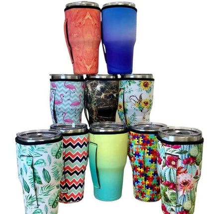 10 Multi Pack 🧋 Insulated Sip Sleeves total of 10 ~ 20 or 30 OZ - Sip Sleeves
