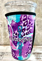 **NEW** 20 OZ Overdose Awareness Insulated Cup Cover Sip Sleeve Fits 20-32 OZ Cups - Sip Sleeves