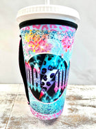 20 OZ RETRO MAMA Lightning Bolt Insulated Cup Cover Sip Sleeve Fits 20-32 OZ Cups - Sip Sleeves