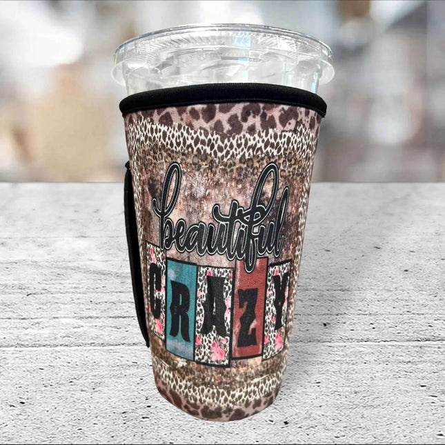 **NEW** 30 OZ Beautiful Crazy Insulated Cup Cover - Sip Sleeves