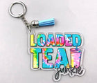 New 🌟 Loaded Tea Junkie Acrylic Keychains 🚨 in stock! - Sip Sleeves