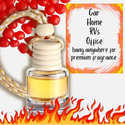 New ** Red Hot Cinnamon FIREBALL Fragrance Diffuser Car Home RV - Sip Sleeves