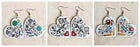 New Teacher & Nurse Heart Drop Earrings - Sip Sleeves