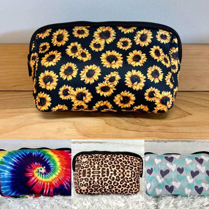 New Vibrant RTS Cosmetic ~or~ All Purpose Bags - Sip Sleeves