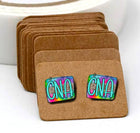 Now In Stock ~ CNA Nurse 🩺 Acrylic Laser Cut Earrings - Sip Sleeves
