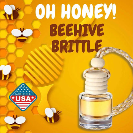 OH Honey! Beehive Brittle Scent Car Home Fragrance Diffuser Car Air Freshener - Sip Sleeves