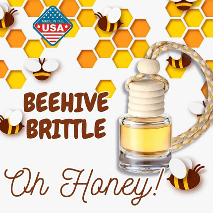 OH Honey! Beehive Brittle Scent Car Home Fragrance Diffuser Car Air Freshener - Sip Sleeves