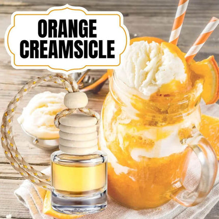 Orange Creamsicle is here! Car Home Fragrance Diffuser All Natural Coconut Oil Freshener Air Home Long Lasting Scent Smell - Sip Sleeves