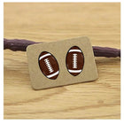 Our Custom Football Acrylic Laser Cut Earrings - Sip Sleeves