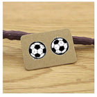 Our Custom Soccer Acrylic Laser Cut Earrings - Sip Sleeves