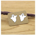 Our Custom Spooky Ghost Halloween Acrylic Laser Cut Earrings - Sip Sleeves
