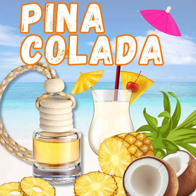 Pina Colada Car Home Fragrance Diffuser Air Freshener - Sip Sleeves