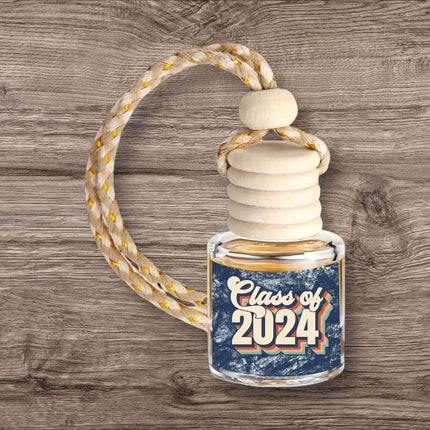 Retro Class of 2024 Fruit Loops Scent Car Home Fragrance Diffuser Car Air Freshener Long Lasting Smell Oil Aroma - Sip Sleeves