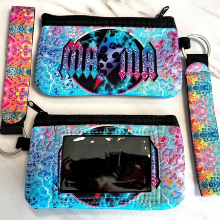 Retro Mama ID Wristlet Wallet with Loop - Sip Sleeves