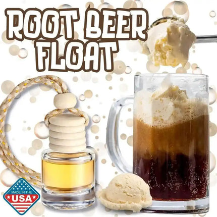 Root Beer Float Scent Car Home Fragrance Diffuser Air Freshener - Sip Sleeves