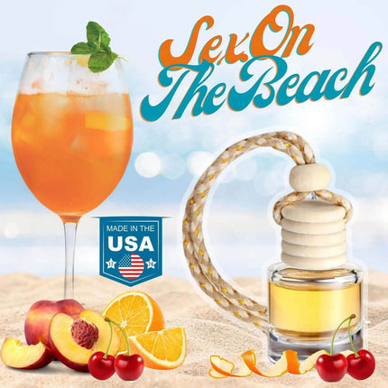 Sex on the Beach *yum* Car Home Fragrance Diffuser Air Freshener - Sip Sleeves