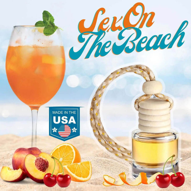 Sex on the Beach *yum* Car Home Fragrance Diffuser Air Freshener - Sip Sleeves