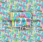 Ships Now * 3 inch Loaded Tea Junkie 🥤 Vinyl Sticker 10 Pack - Sip Sleeves