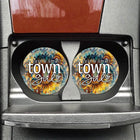 Small Town Girl Neoprene Car Coaster Set for Cup Holder Absorbent Washable and Fun - Sip Sleeves