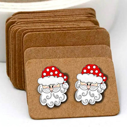 Snowman ~ Acrylic Laser Cut Earrings - Sip Sleeves