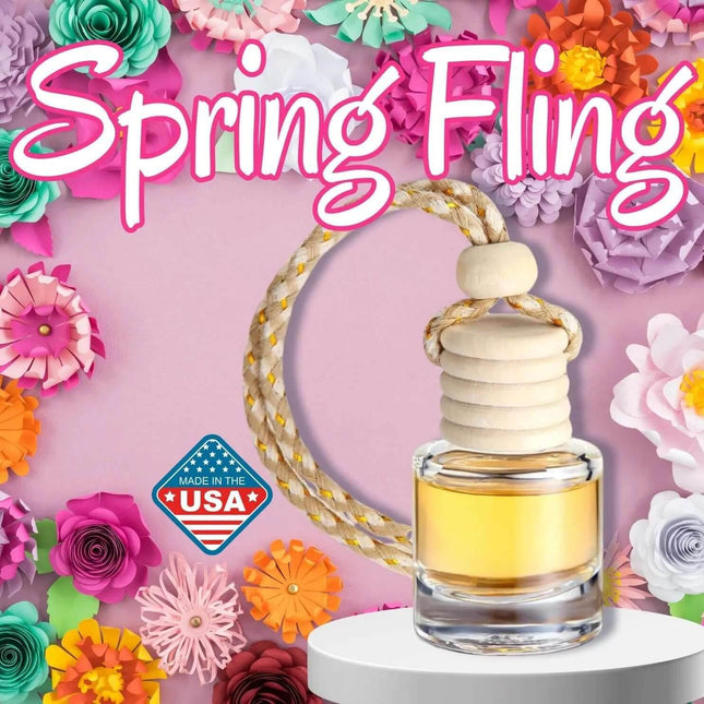 Spring Fling (vanilla sugar & orchid) ~ Car Home Fragrance Diffuser Air Freshener - Sip Sleeves