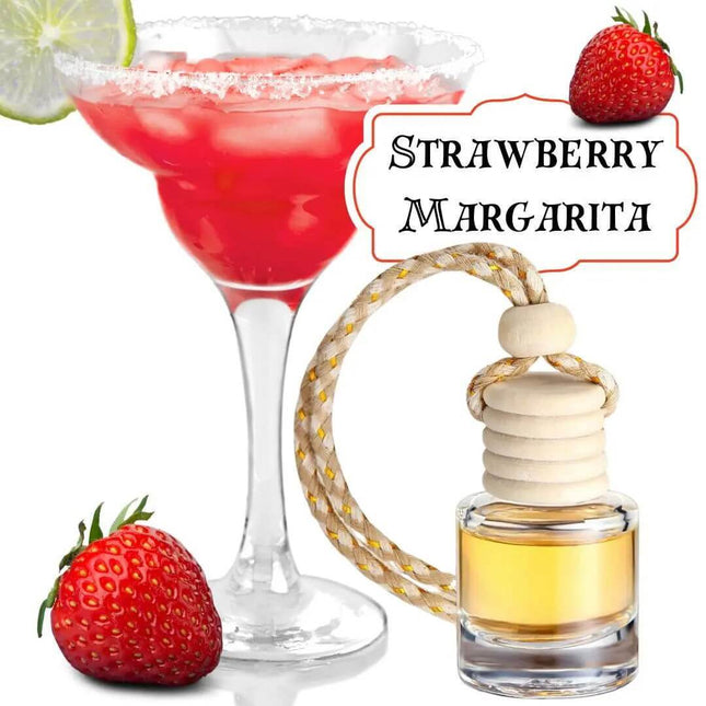 Strawberry Margarita 🍓 Car Home Fragrance Diffuser All Natural Coconut Oil - Sip Sleeves