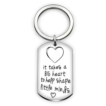 Takes a Big Heart ❤️ Teacher Keychain - Sip Sleeves
