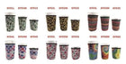 To Go Cup 3pc Set *available in 6 prints!!* Cup Covers Sleeve - Sip Sleeves