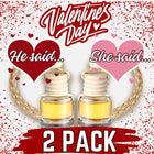 Valentine's Day Diffuser 2 Pack Set ~ He Said... She Said... - Sip Sleeves