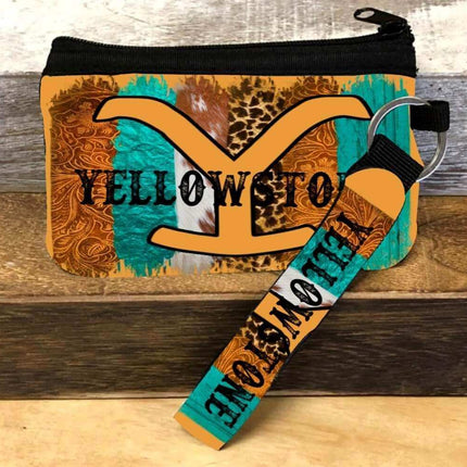 YELLOWSTONE ID Wristlet Wallet with Loop - Sip Sleeves