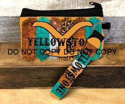 YELLOWSTONE ID Wristlet Wallet with Loop - Sip Sleeves