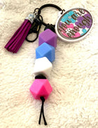 You Are Enough 💜 ~ Custom Keychain *NEW & IN STOCK** - Sip Sleeves