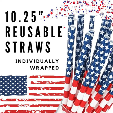 In Stock 9' Individually Wrapped Plastic Straws - Sip Sleeves