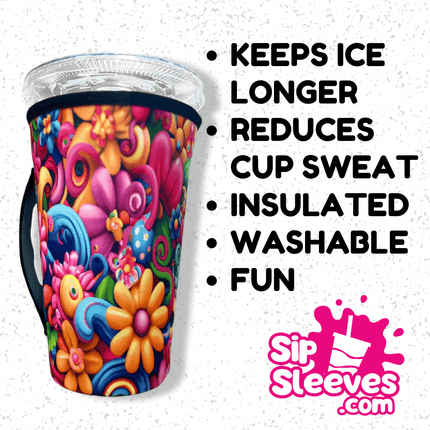 16 OZ Purple Agate Insulated Cup Cover Sip Sleeve - Sip Sleeves